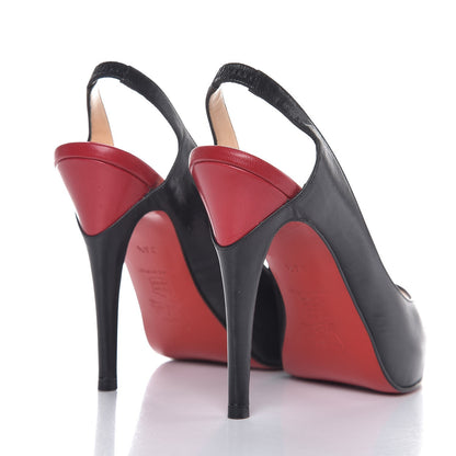 Christian Louboutin Nappa Architek 120 Pumps 36.5 Black Red 4 of 10