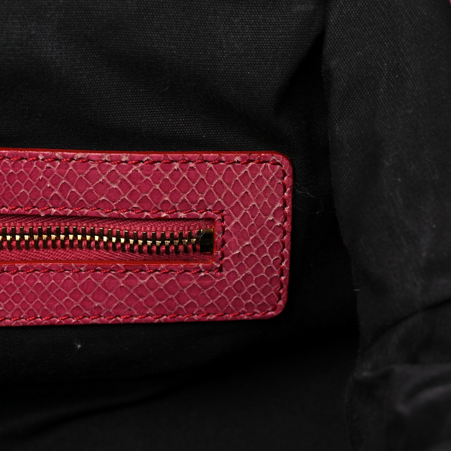 Marc Jacobs Python Embossed Stardust Stam Pink 11 of 16