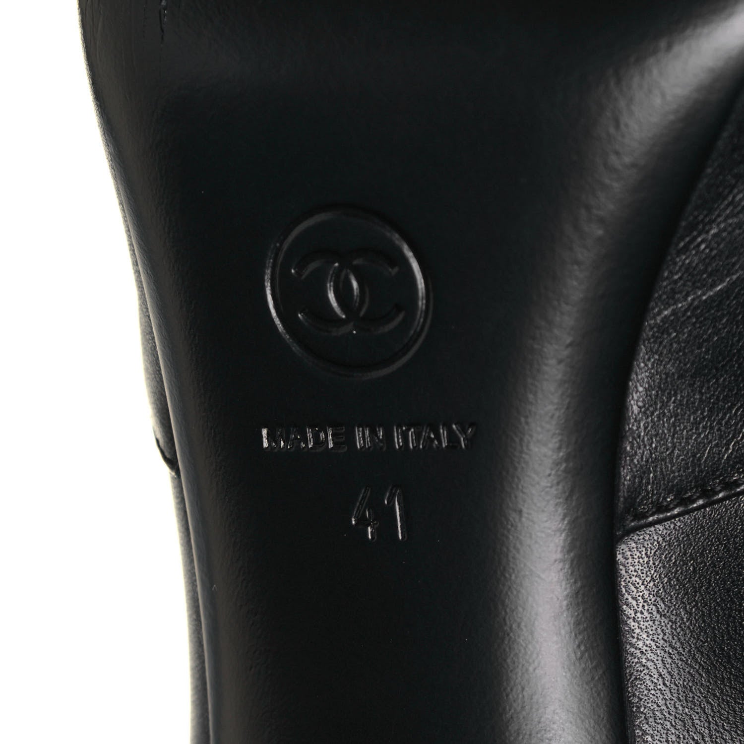 Chanel Lambskin Grosgrain Cap Toe Short Ankle Boots 41 Black 6 of 10