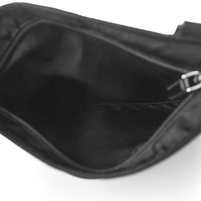 Prada Nylon Flat Messenger Bag Black 5 of 10