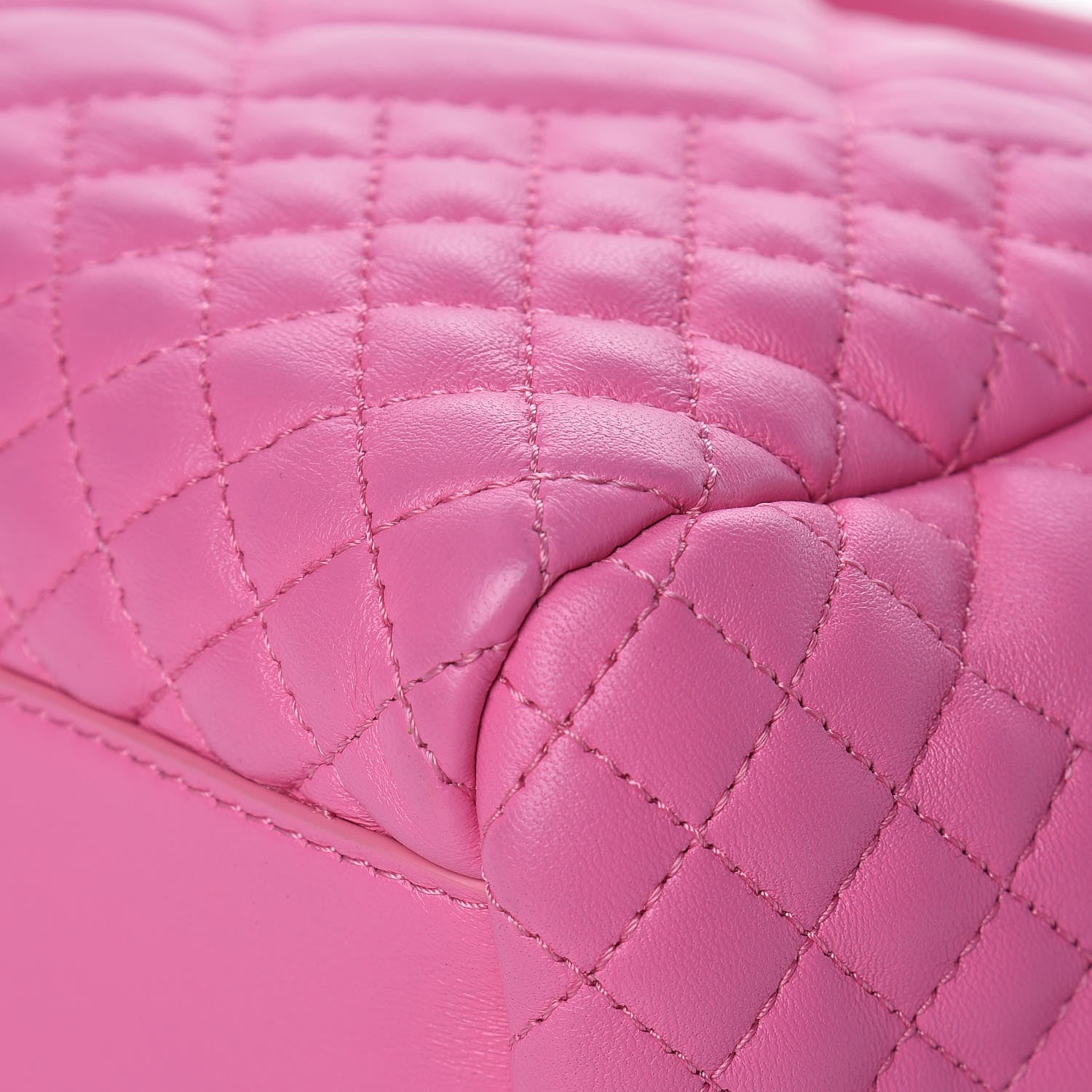 Versace Nappa Quilted Icon Bowler Pink 13 of 13