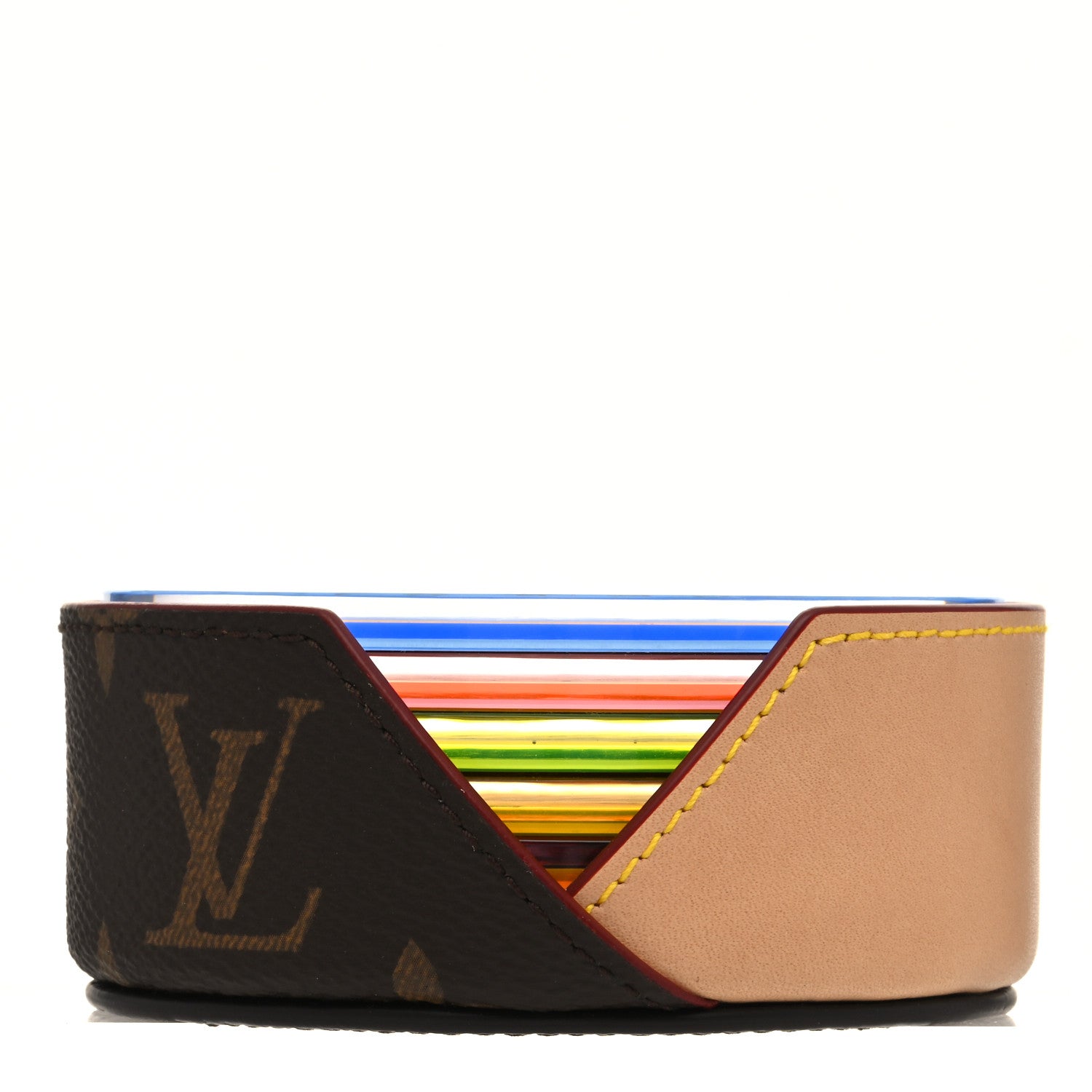 Louis Vuitton Monogram Fluo Plexiglass Coasters Set of 6 Multicolor 2 of 7