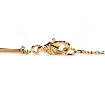 Van Cleef & Arpels 18K Yellow Gold Mother of Pearl Sweet Alhambra Bracelet 4 of 7
