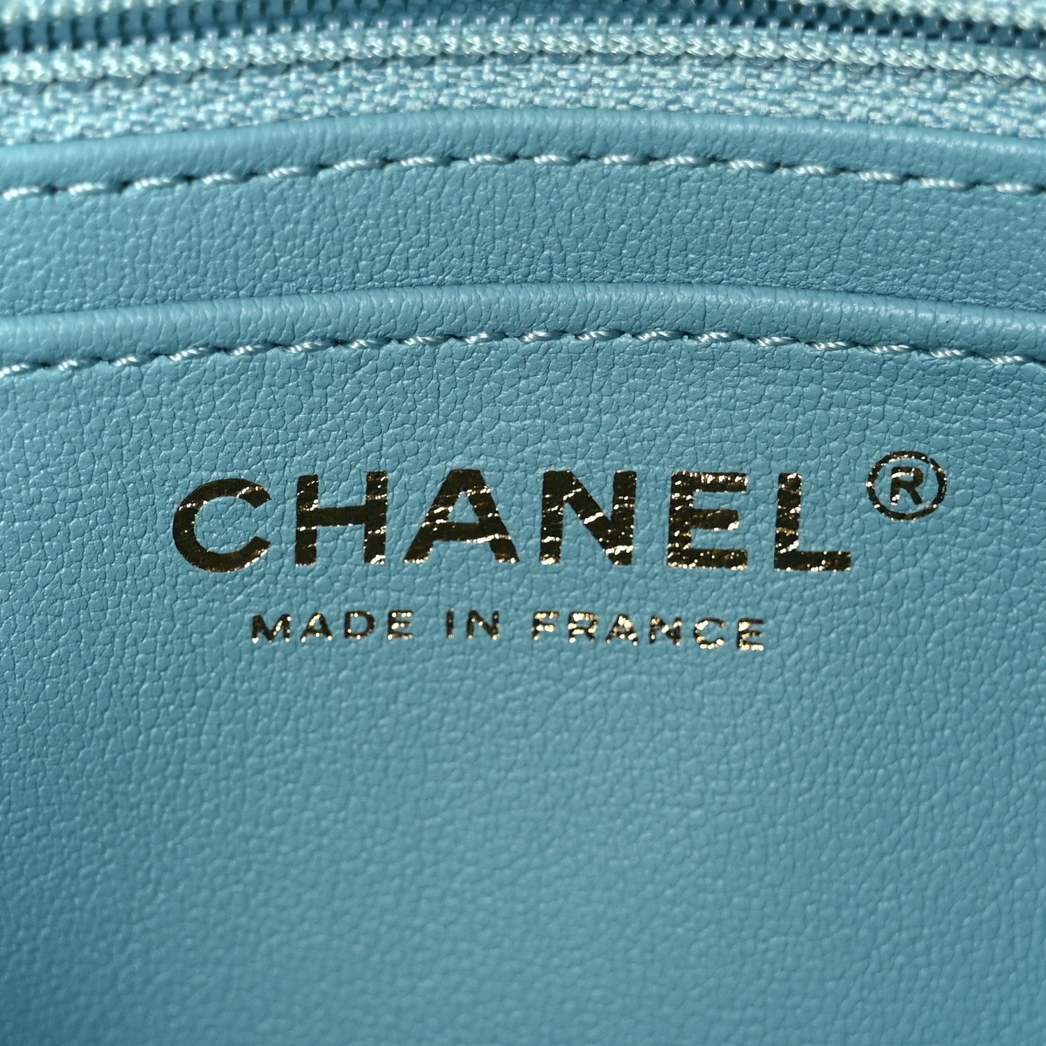 Chanel Lambskin Quilted Mini Strass On Top Flap Blue 6 of 11