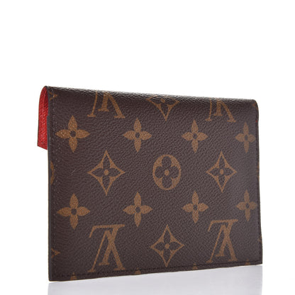 Louis Vuitton Monogram Daily Organizer Envelope Insert Red 3 of 6