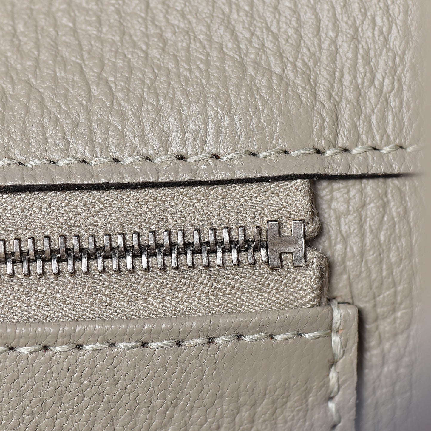 Togo Birkin 40 Gris Tourterelle