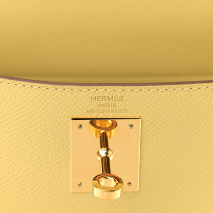 Hermes Epsom Kelly Sellier 28 Jaune Poussin 6 of 11