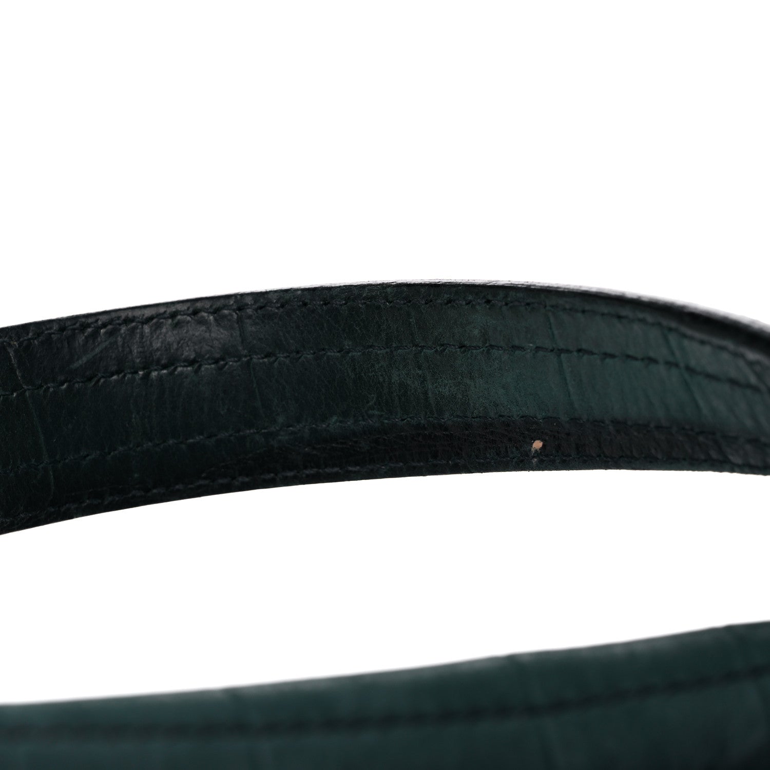 Saint Laurent Crocodile Embossed Nubuck Calfskin Medium Muse Two Green 18 of 19