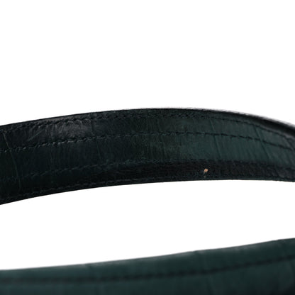 Saint Laurent Crocodile Embossed Nubuck Calfskin Medium Muse Two Green 18 of 19