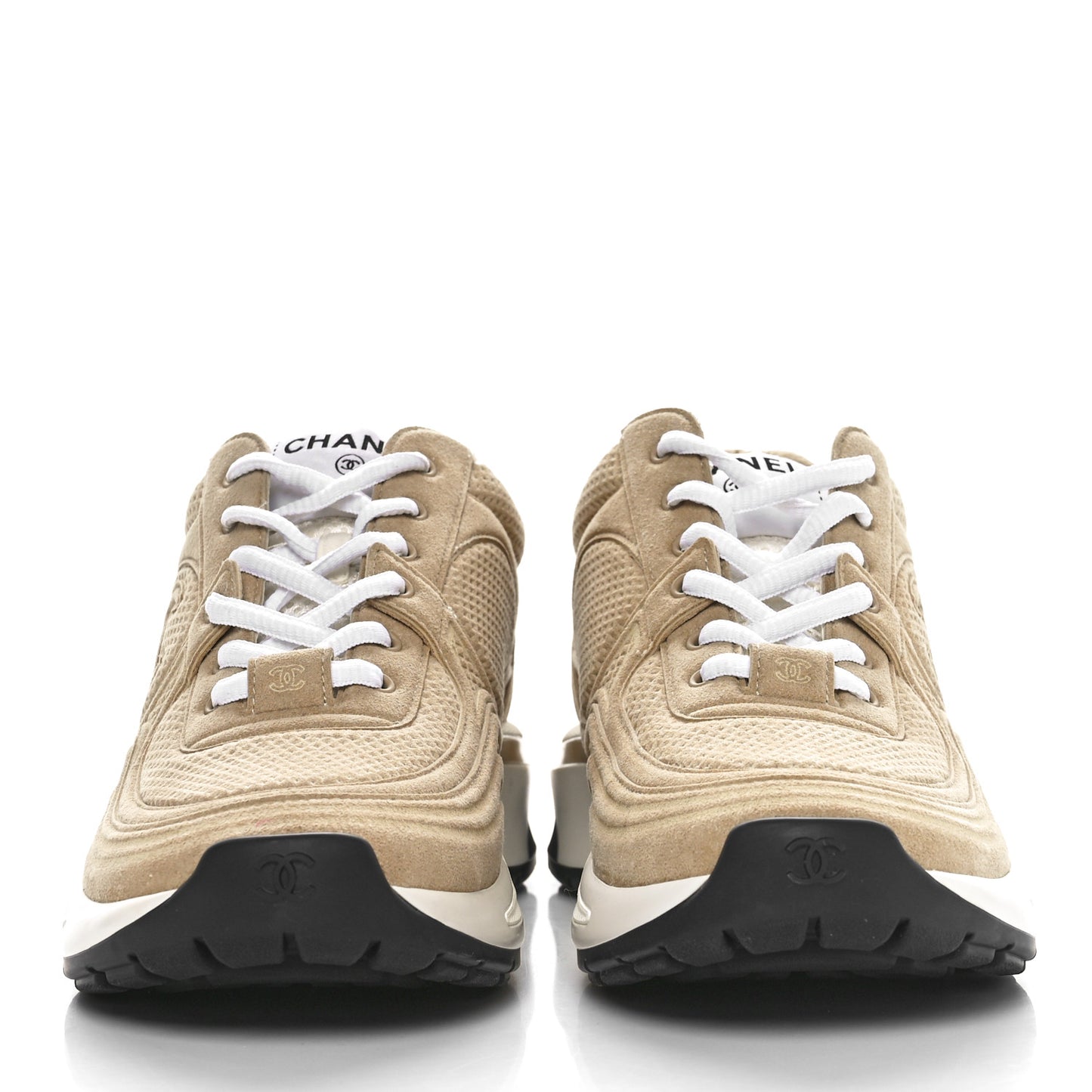 Fabric CC Womens Sneakers 36.5 Light Beige