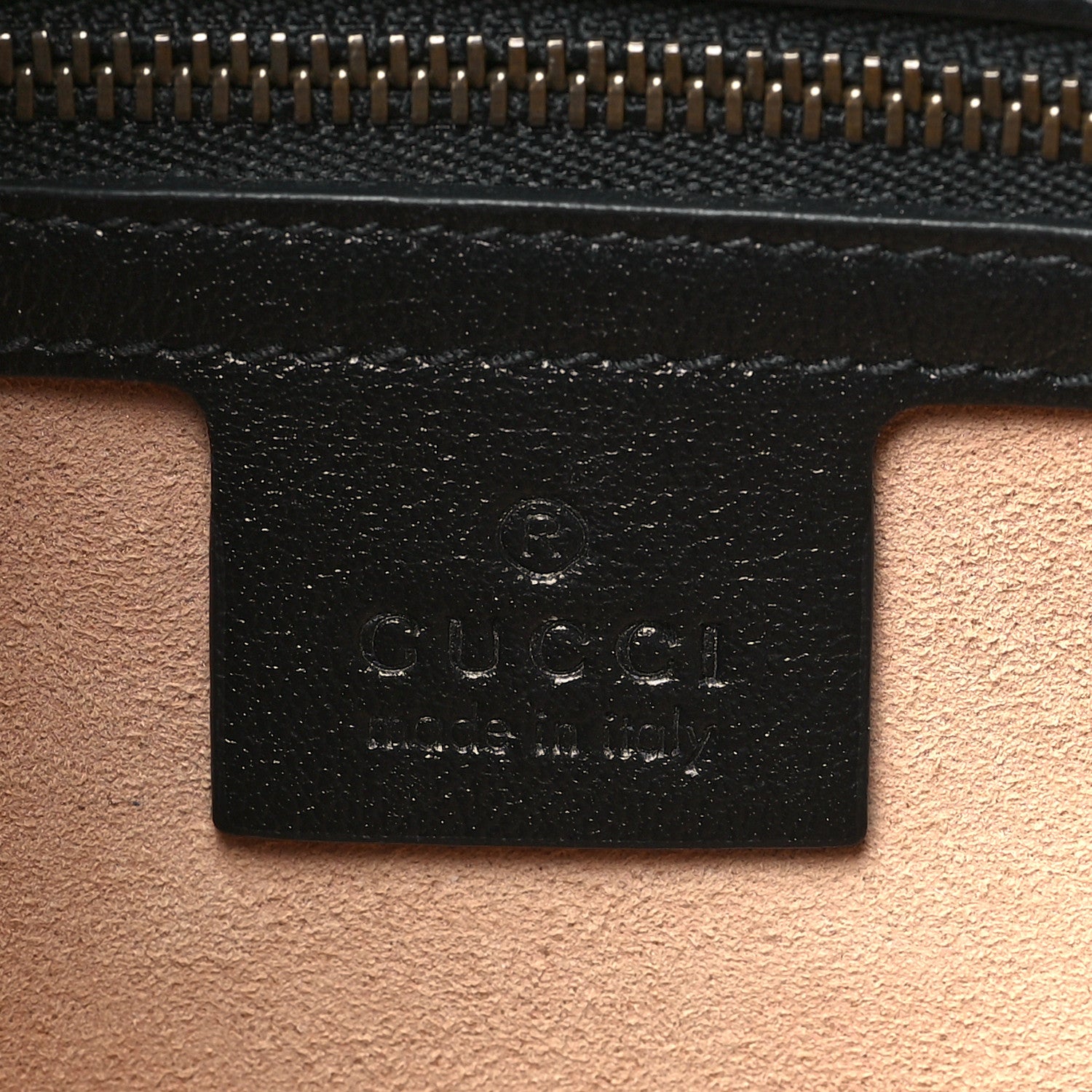 Gucci Azalea Calfskin Matelasse Heart Medium GG Marmont Slim Shoulder Bag Black 6 of 10