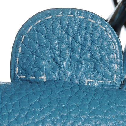 Hermes Taurillon Clemence Evelyne III GM Blue Jean 5 of 7
