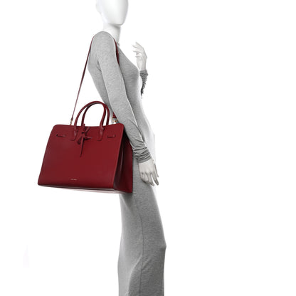 Mansur Gavriel Calfskin Large Sun Bag Rococo 2 of 12