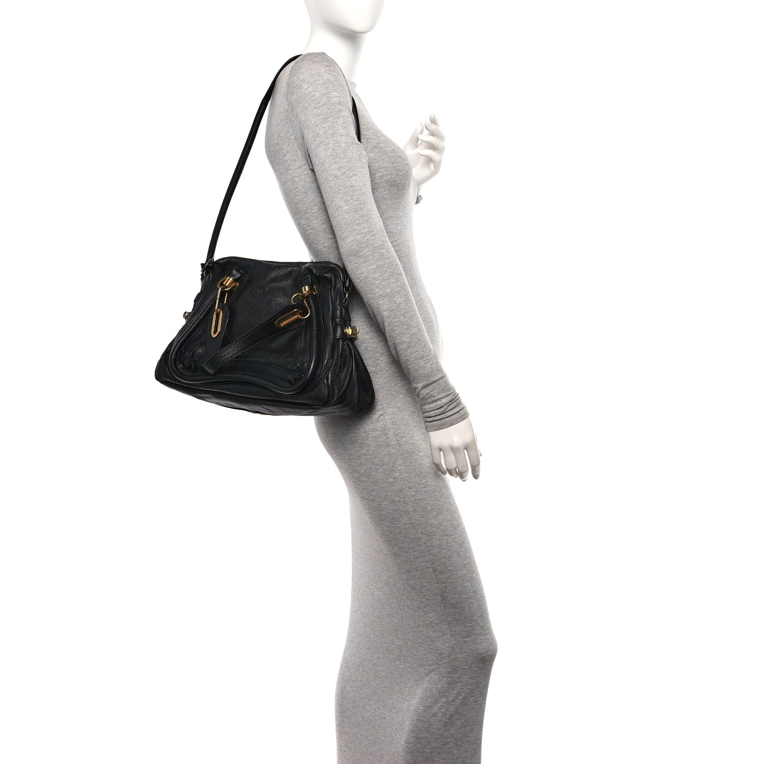 Chloe Calfskin Medium Paraty Black 2 of 11