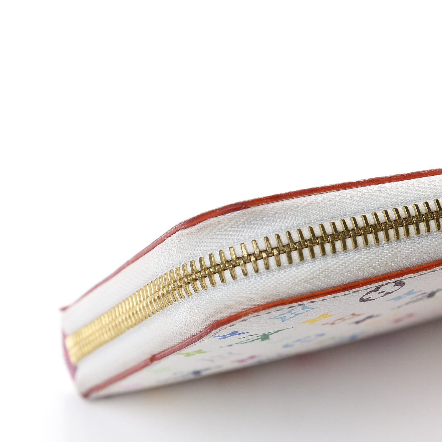 Louis Vuitton Monogram Multicolor Zippy Wallet White Litchi 13 of 16