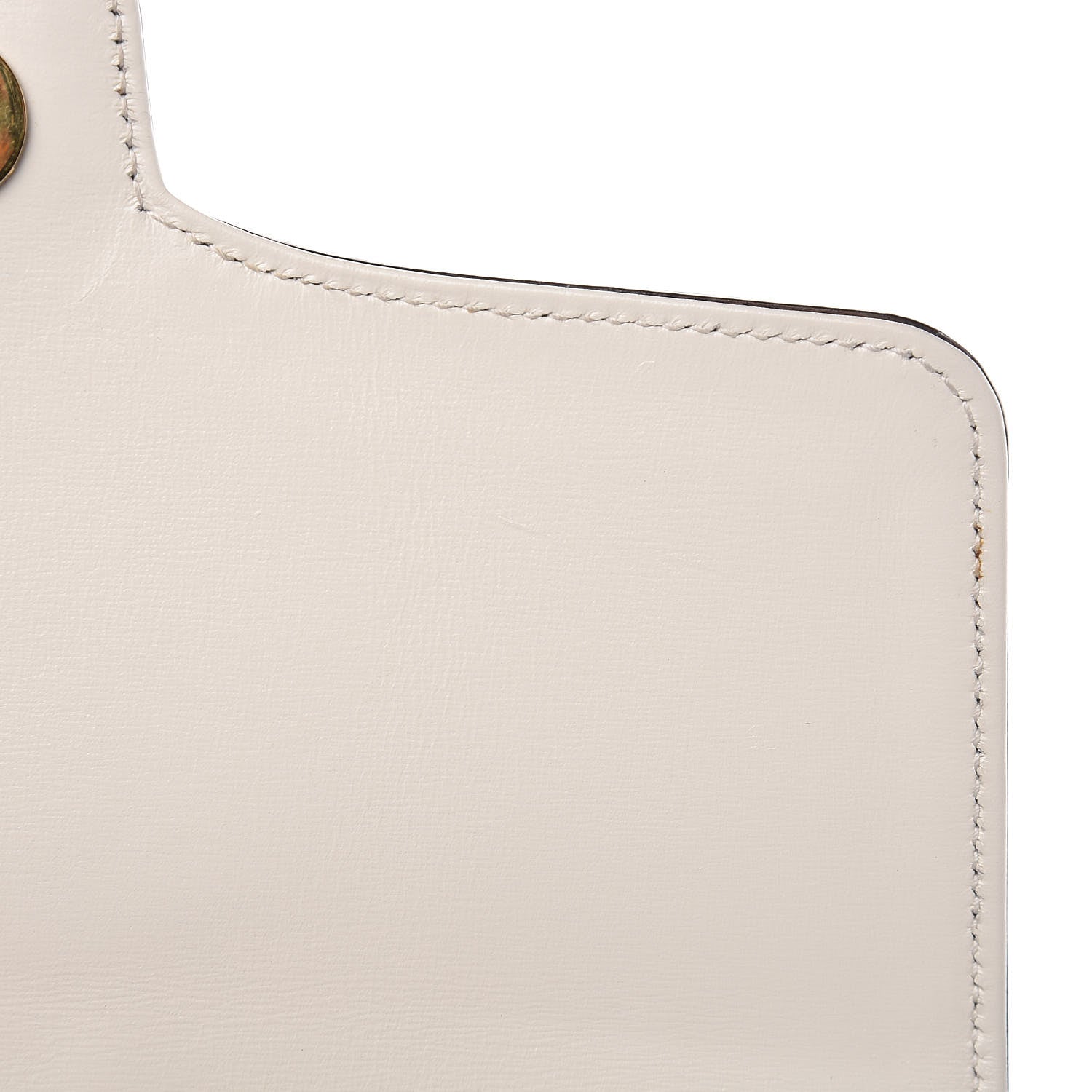 Gucci Calfskin Small Arli Flap Shoulder Bag Mystic White 9 of 11
