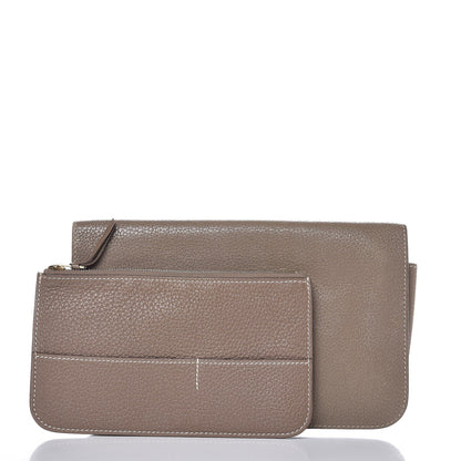 Hermes Togo Dogon Combined Wallet Etoupe 3 of 15