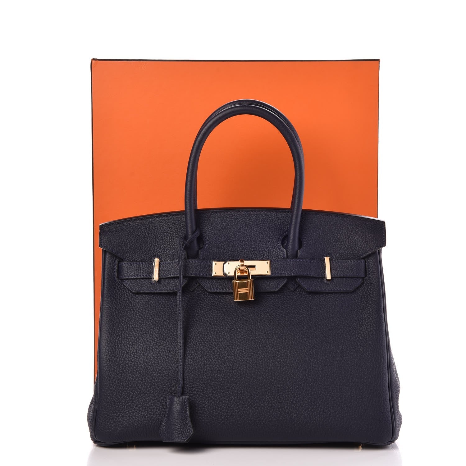 Hermes Togo Birkin 30 Bleu Nuit 33 of 33