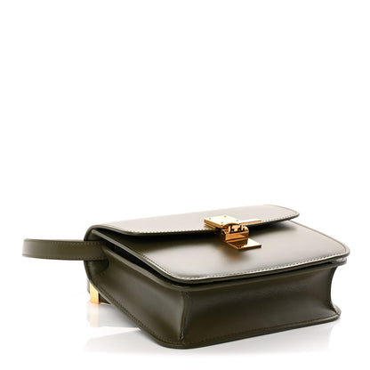 Celine Box Calfskin Teen Classic Box Flap Bag Dark Olive 4 of 11