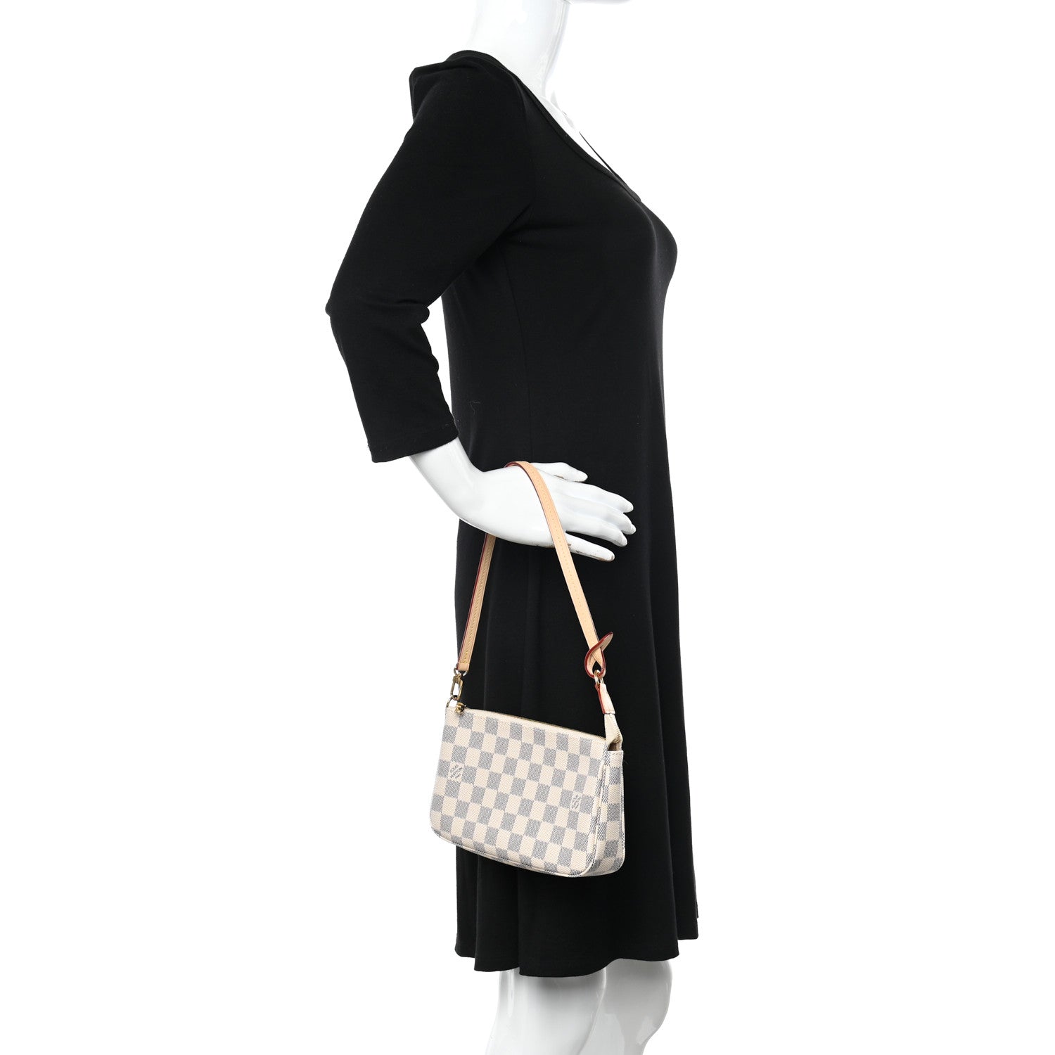 Louis Vuitton Damier Azur Pochette Accessories NM 2 of 11