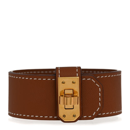 Hermes Swift Kelly Twist Bracelet T3 Gold 1 of 7
