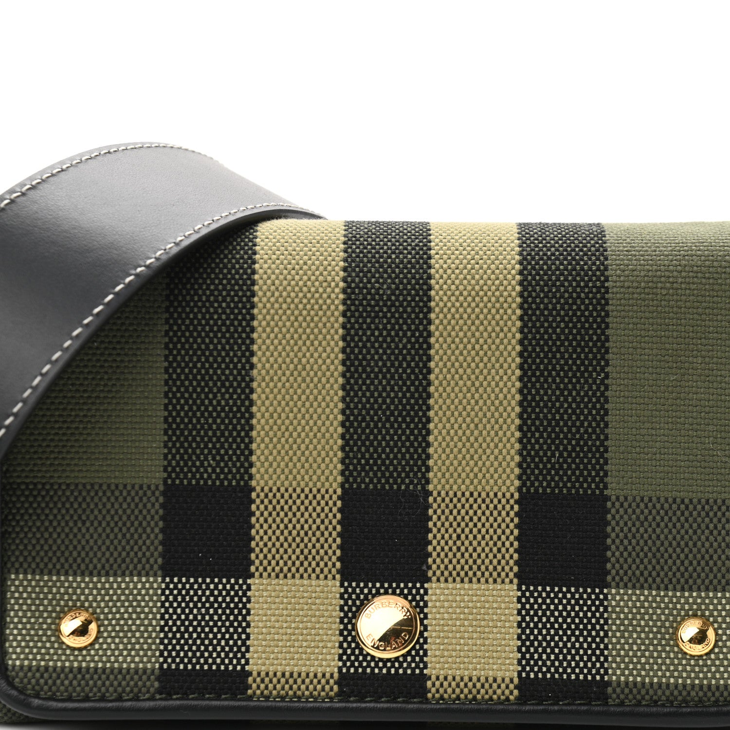 Burberry Vintage Check Hackberry Crossbody Bag Military Green 7 of 9