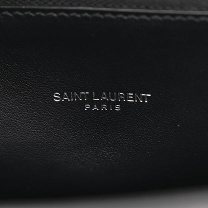 Saint Laurent Calfskin Crocodile Embossed Baby Sac De Jour Black 7 of 12