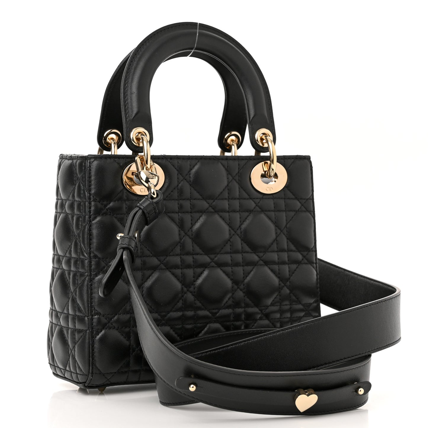 Lambskin Cannage Small My ABCDior Lady Dior Black