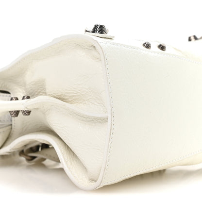 Balenciaga Agneau Arena Neo Cagole Handbag XS Optic White 10 of 11