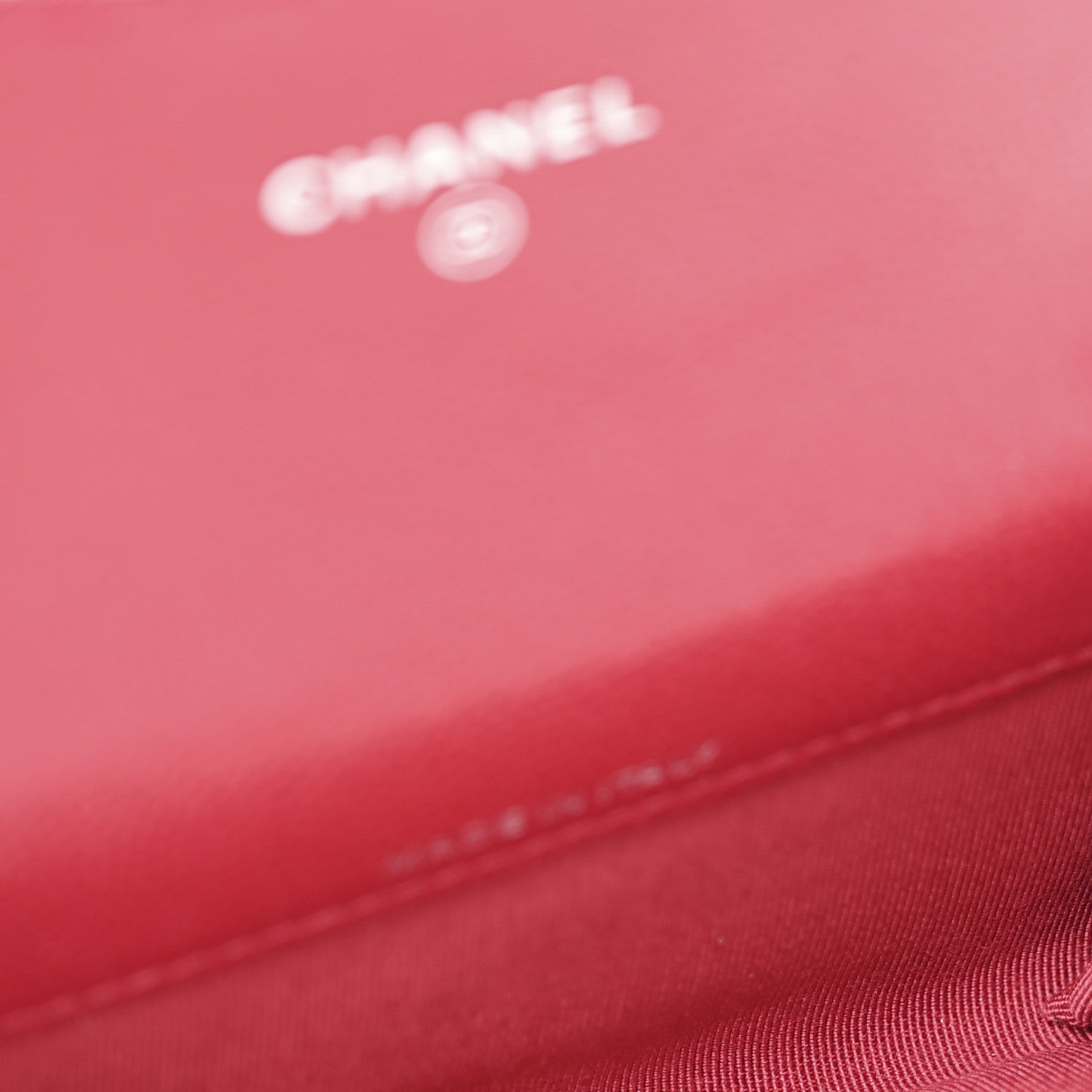Chanel Caviar Quilted Flap Card Holder Wallet Dark Pink 5 of 10