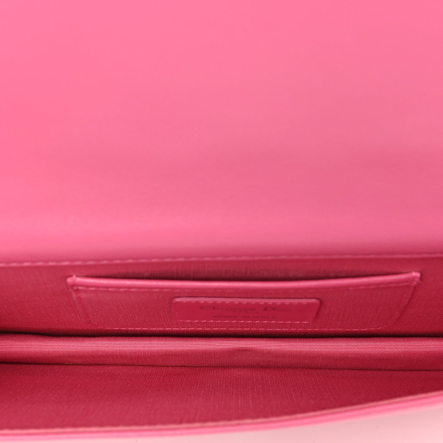 Christian Dior Lambskin Cannage Lady Dior Convertible Clutch Fuchsia 6 of 10