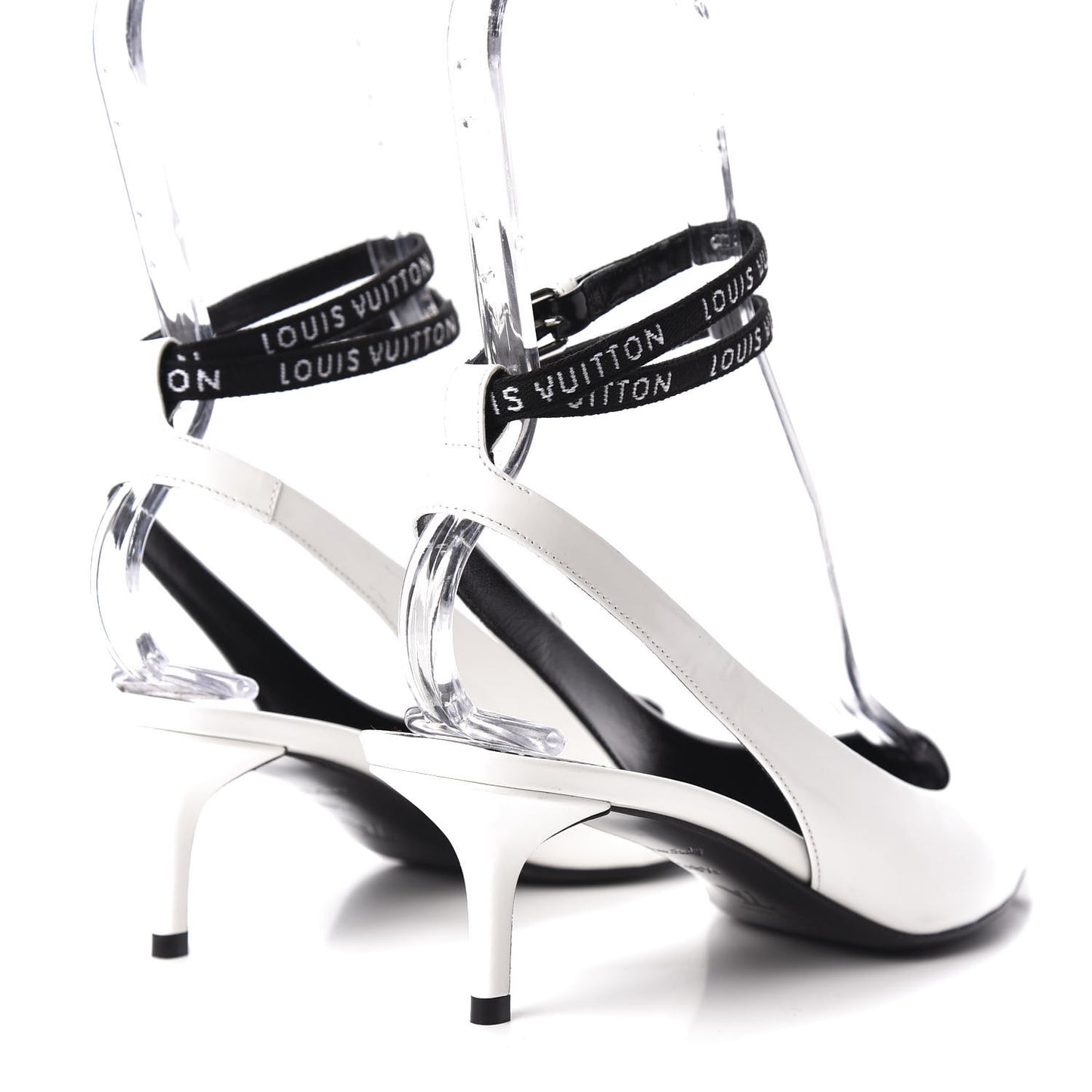 Patent Call Back Open Back Pumps 38.5 White