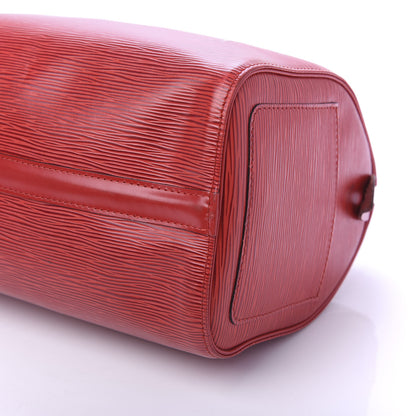 Louis Vuitton Epi Speedy 25 Castillan Red 7 of 10