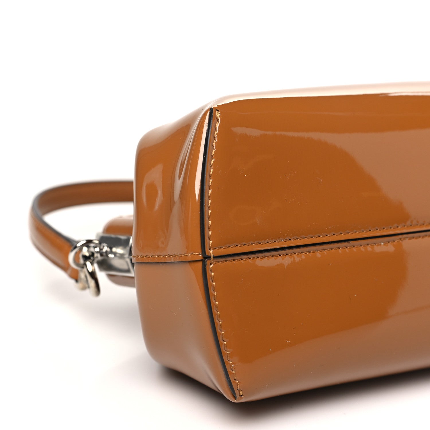Fendi Patent Midi Fendi First Caramello 9 of 11