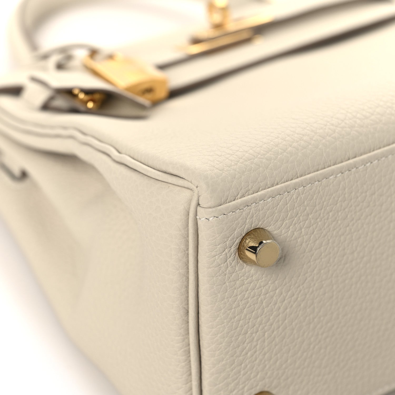 Hermes Togo Kelly Retourne 25 Craie 9 of 13