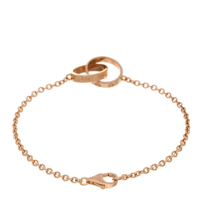 Cartier 18K Pink Gold Interlocking LOVE Bracelet 2 of 3