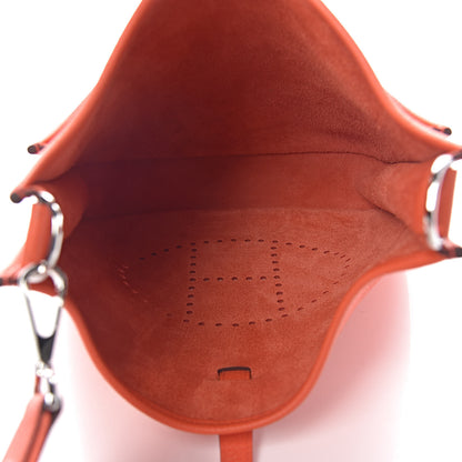 Hermes Taurillon Clemence Evelyne III PM Orange Poppy 5 of 13