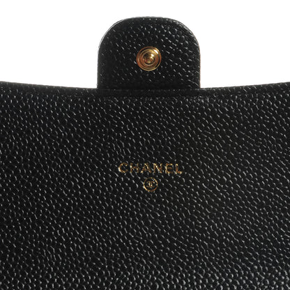 Chanel Caviar Quilted Travel Wallet Black 7 of 9
