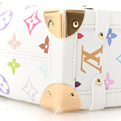 Louis Vuitton LV x TM Cowhide Monogram Multicolor Side Trunk MM White 9 of 10