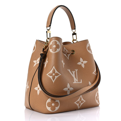 Louis Vuitton Empreinte Monogram Giant Neonoe MM Arizona Beige 2 of 6