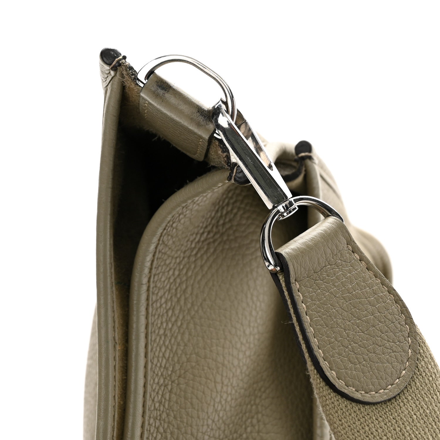 Hermes Taurillon Clemence Evelyne III GM Sauge 13 of 14