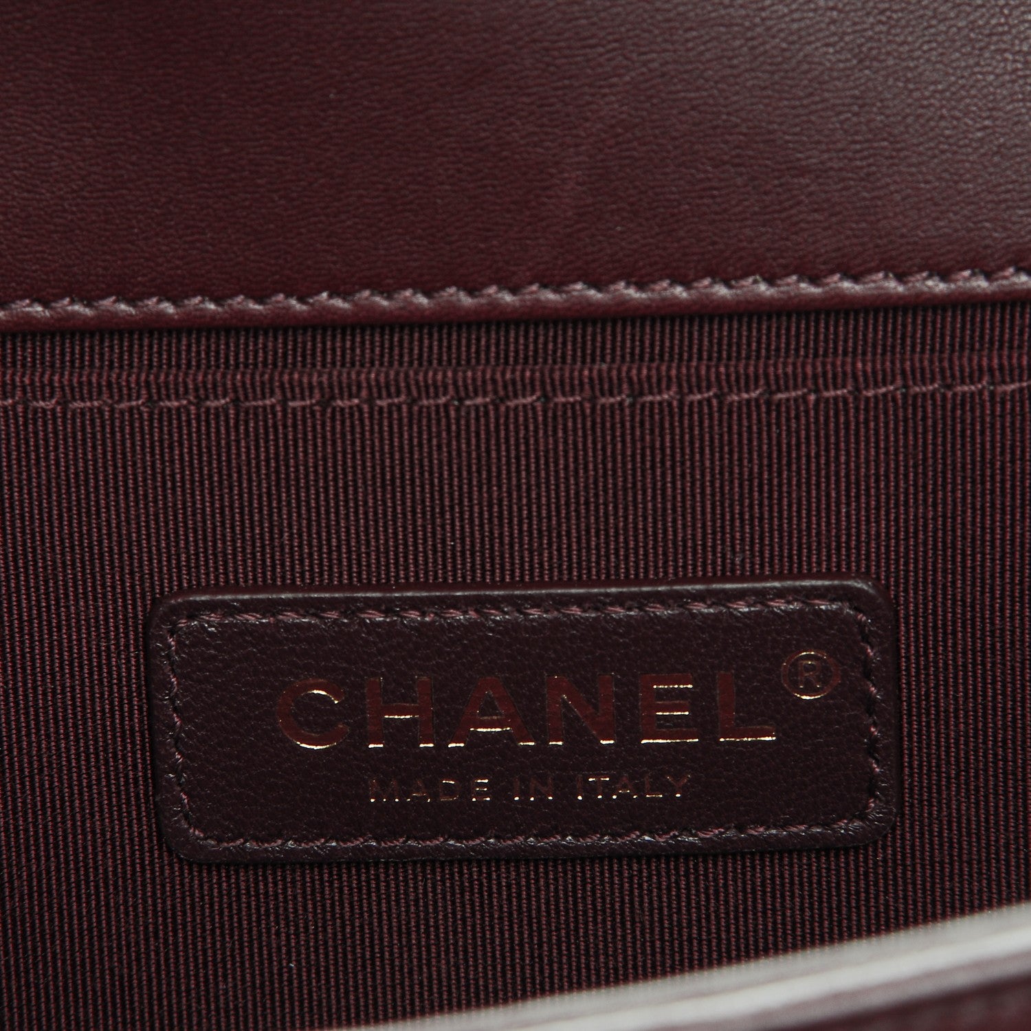 Chanel Velvet Chevron Medium Boy Flap Burgundy 8 of 10