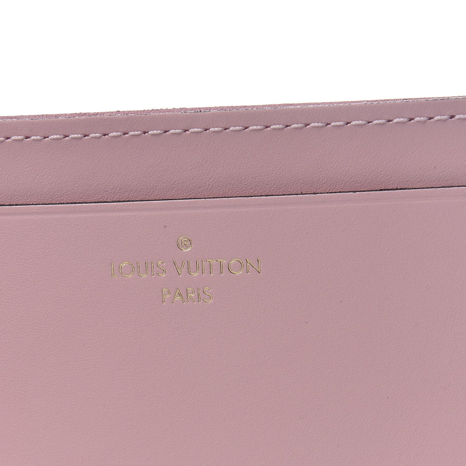Louis Vuitton Calfskin Jeanne Wallet Card Holder Insert Rose Ballerine 5 of 5