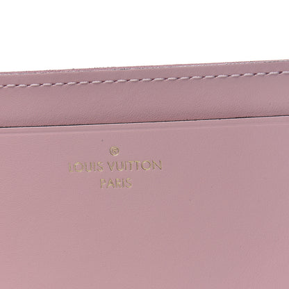 Louis Vuitton Calfskin Jeanne Wallet Card Holder Insert Rose Ballerine 5 of 5