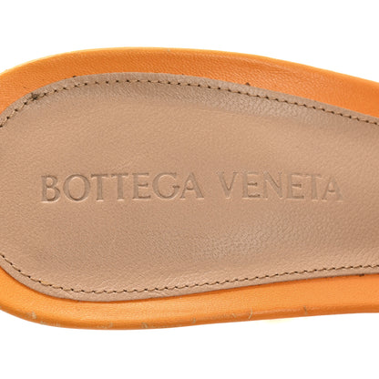 Bottega Veneta Lambskin Stretch 90mm Mule Sandals 38.5 Tangerine 8 of 9
