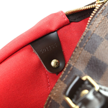 Louis Vuitton Damier Ebene Speedy Bandouliere 30 9 of 9