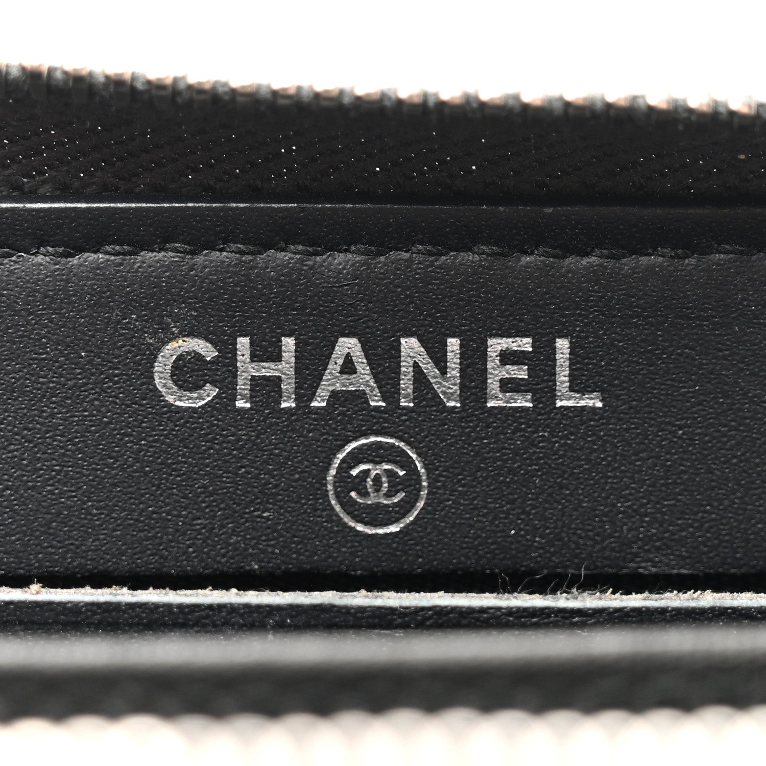 Chanel Lambskin Studded Small Timeless CC Zip Around Wallet Black 6 of 9