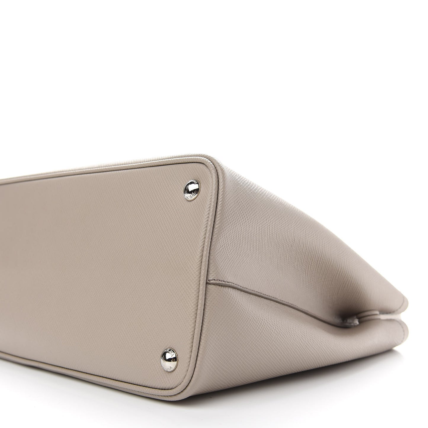 Saffiano Cuir Small Double Handle Tote Pomice