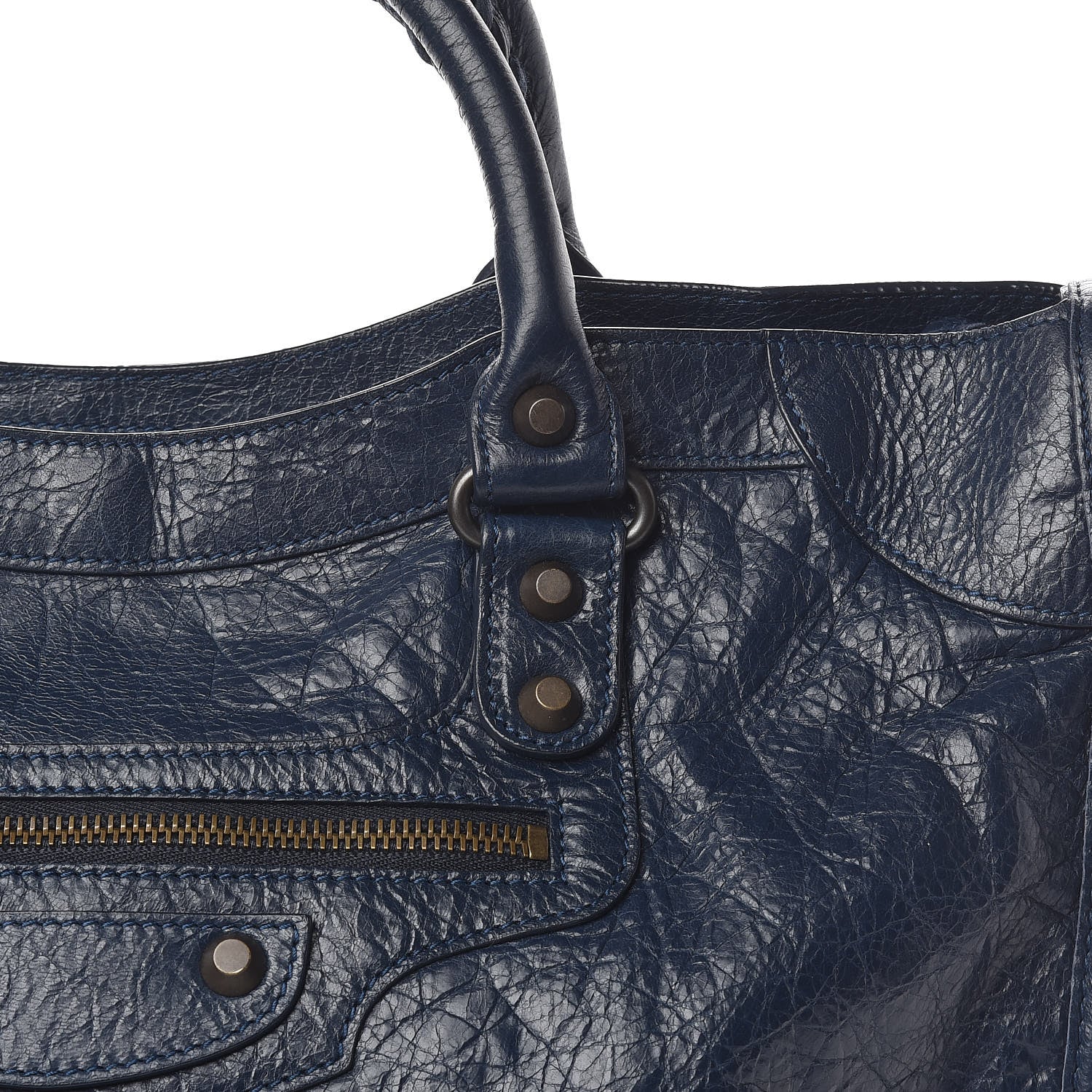 Balenciaga Agneau Classic Hardware City Bleu Obscur 8 of 12
