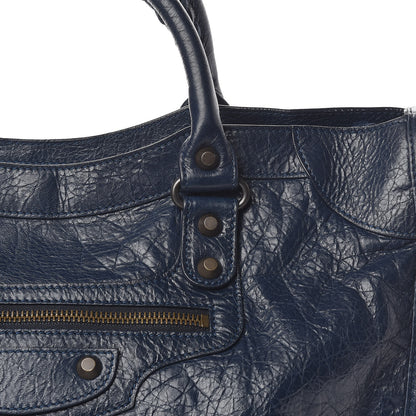 Balenciaga Agneau Classic Hardware City Bleu Obscur 8 of 12